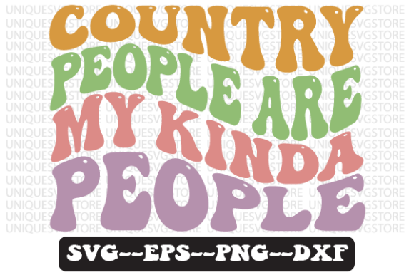 Country People Wavy Retro Svg Design Review