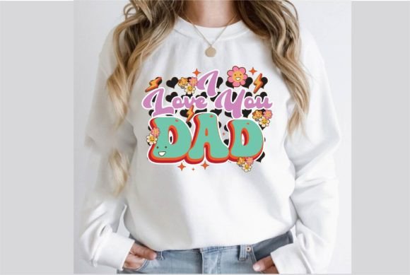 I Love You Dad Retro SVG Design Review