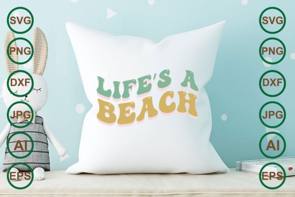 Life s a Beach Retro Svg Design Review
