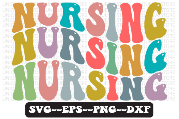 Nursing Wavy Retro Svg Design Review