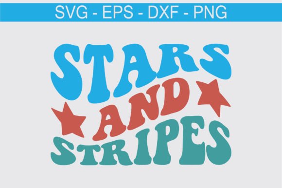 Stars and Stripes Retro Svg Design Review