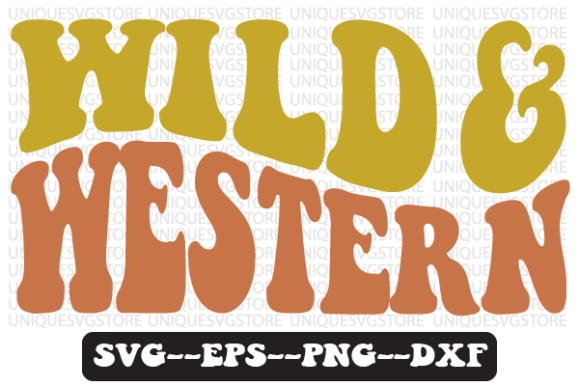 Wild Western Wavy Retro Svg Design Review